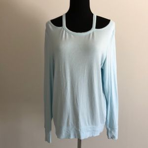 DKNY Sport Baby Blue Sweatshirt, Size M
